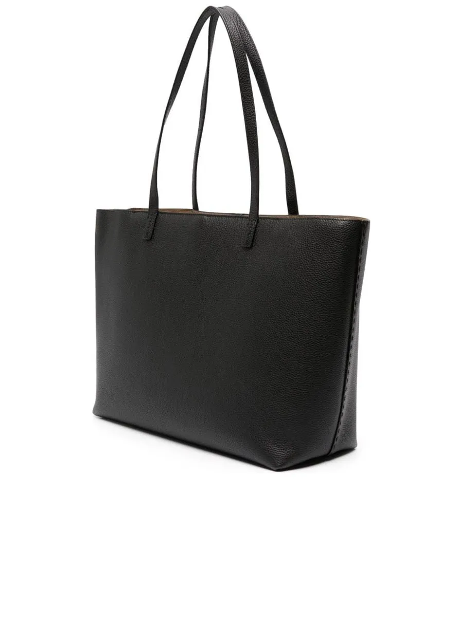 Pebbled Texture Shoulder Bag
