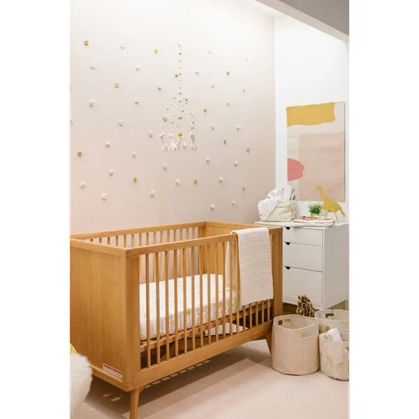 Pehr Follow Me Organic Cotton Crib Sheet, Giraffe