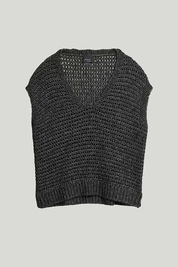 Persona (by Marina Rinaldi) MIAMI SLEEVELESS MAXI SWEATER