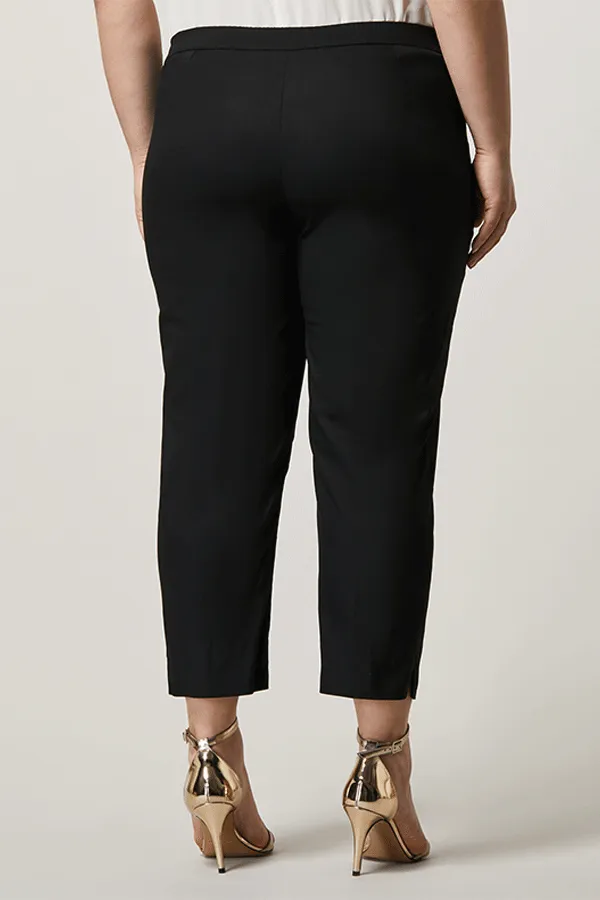 Persona (by Marina Rinaldi) RECITA STRETCH SATIN CROPPED TROUSERS