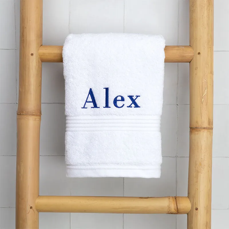 Personalised Embroidered Towels. Custom Embroidered Towels.