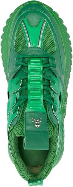 Philipp Plein Hexagon Runner low-top sneakers Green
