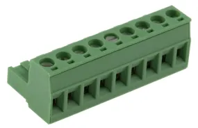 Phoenix Contact, 5.08mm Pitch, MSTB 2.5/ 9-ST-5.08, 9 Way, Pluggable Terminal Block, Plug, Cable Mount, Screw