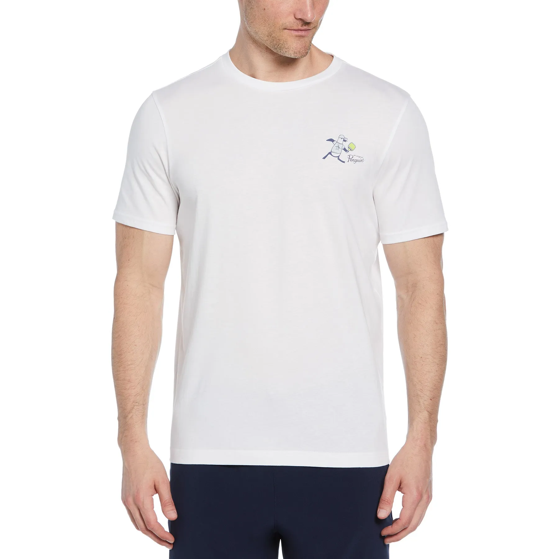 Pickleball Graphic Tennis T-Shirt In Bright White