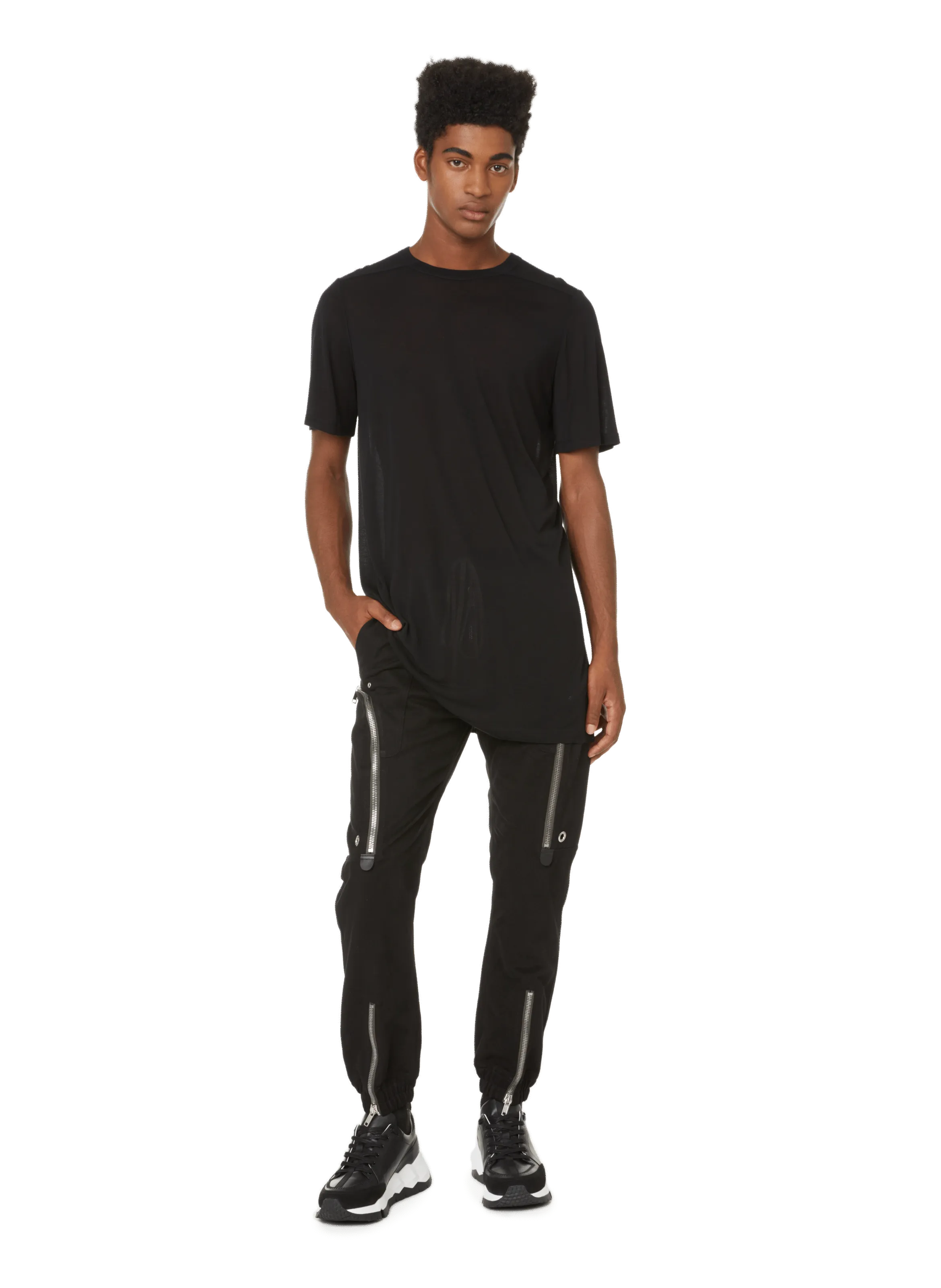 PIERRE HARDY  QX02 low-top leather sneakers - Black