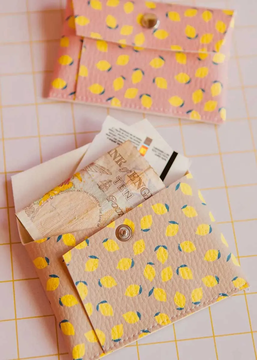 Pink Card Holder