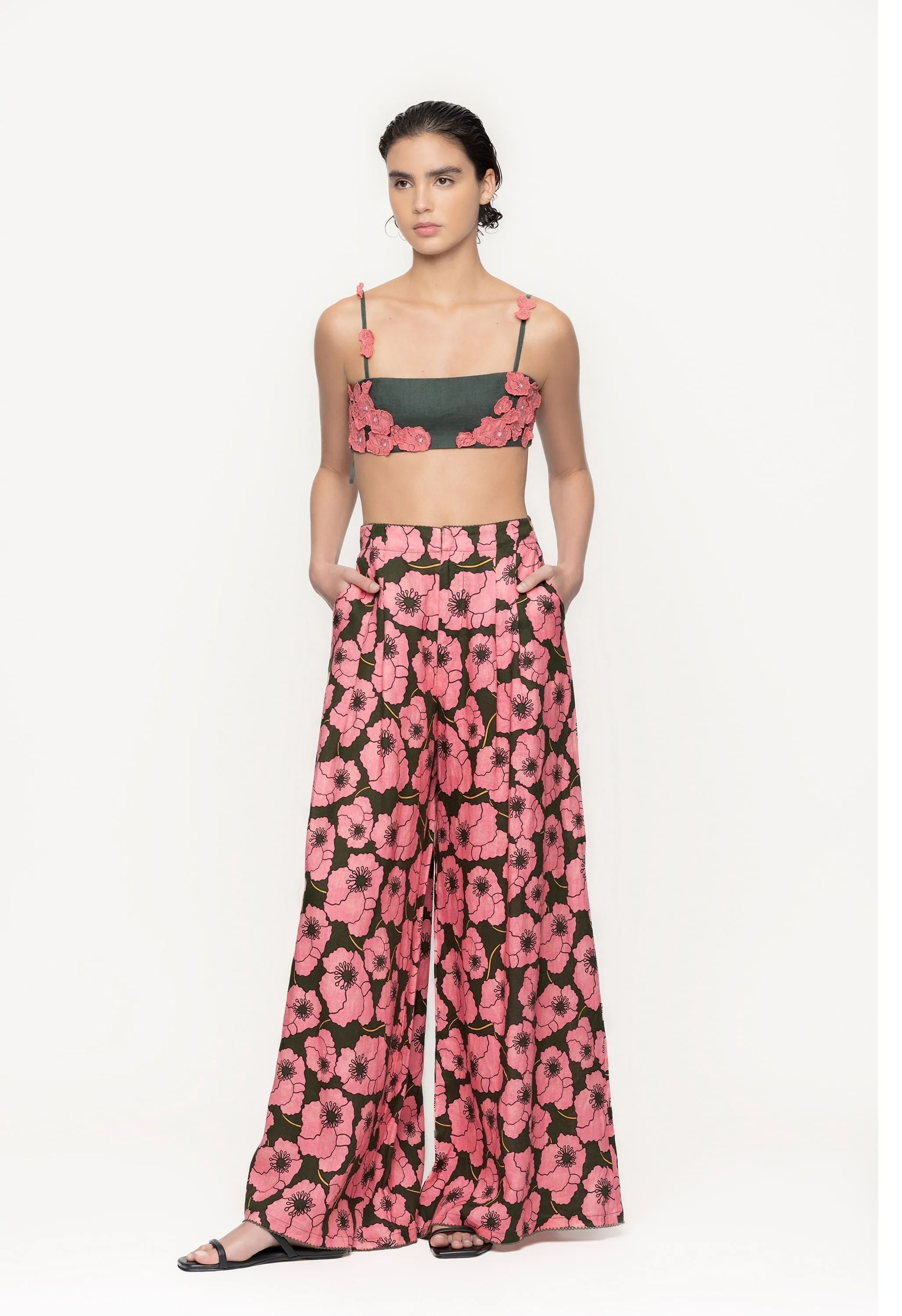 Pinon Botanico Rosa Trousers