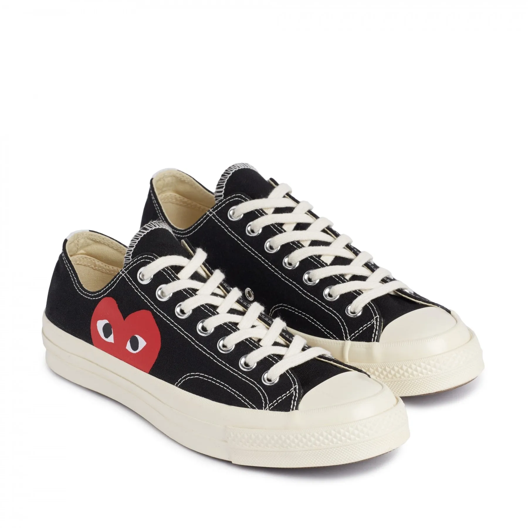Play Comme des Garons x Converse Red Heart Chuck Taylor All Star '70 Low (Black)