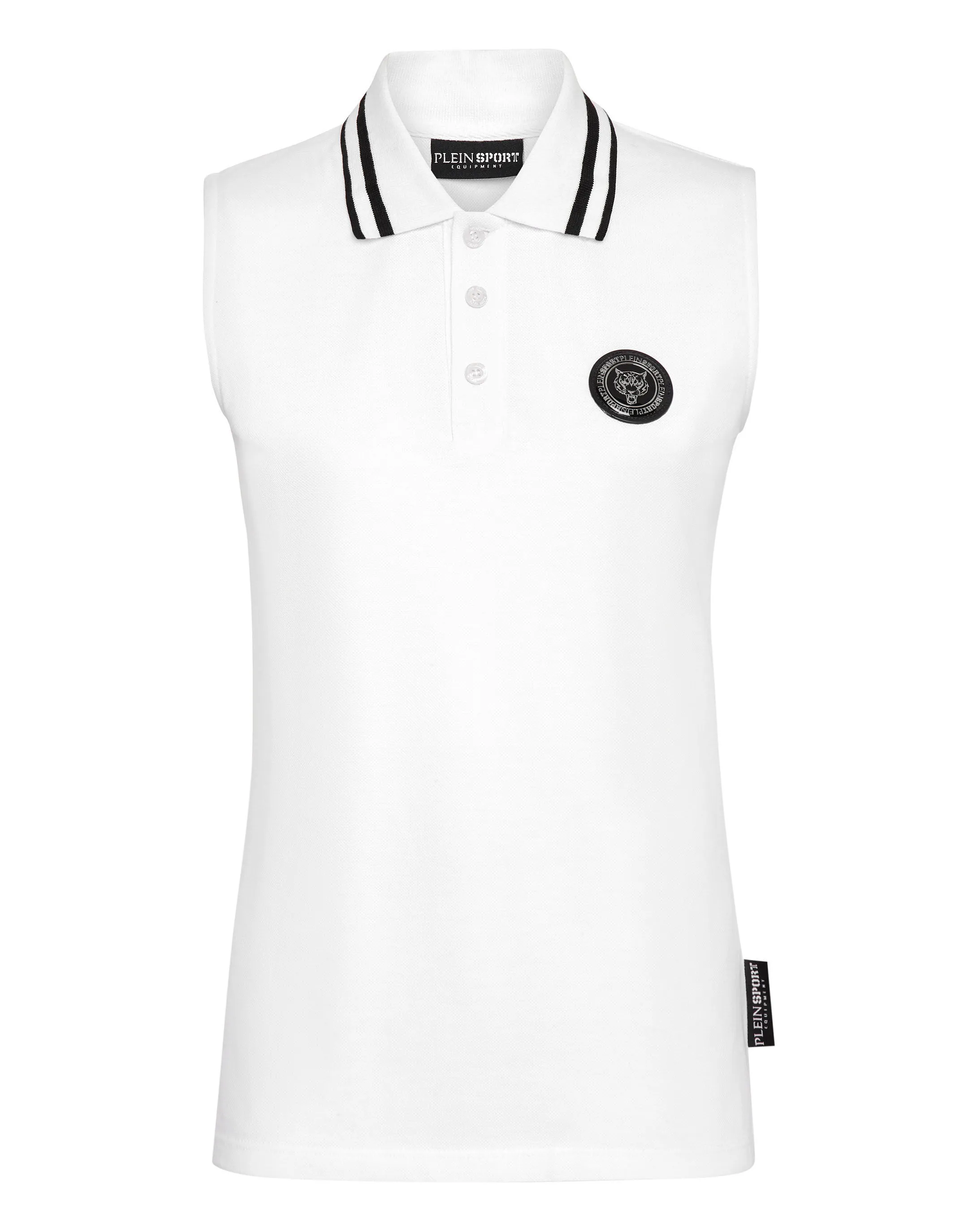PLEIN SPORT Sleeveless Polo Statement