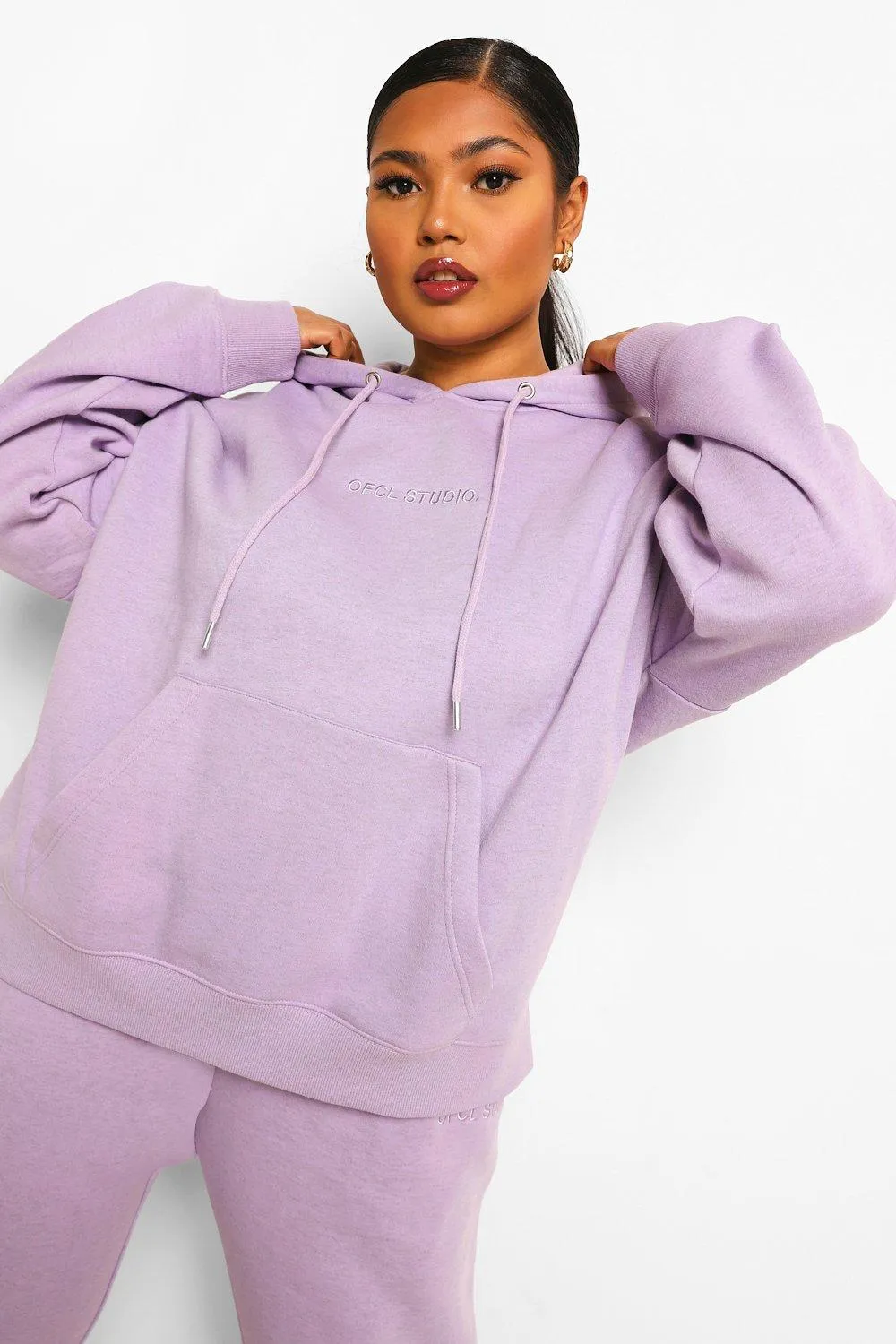 Plus Ofcl Embroidered Overdye Tracksuit