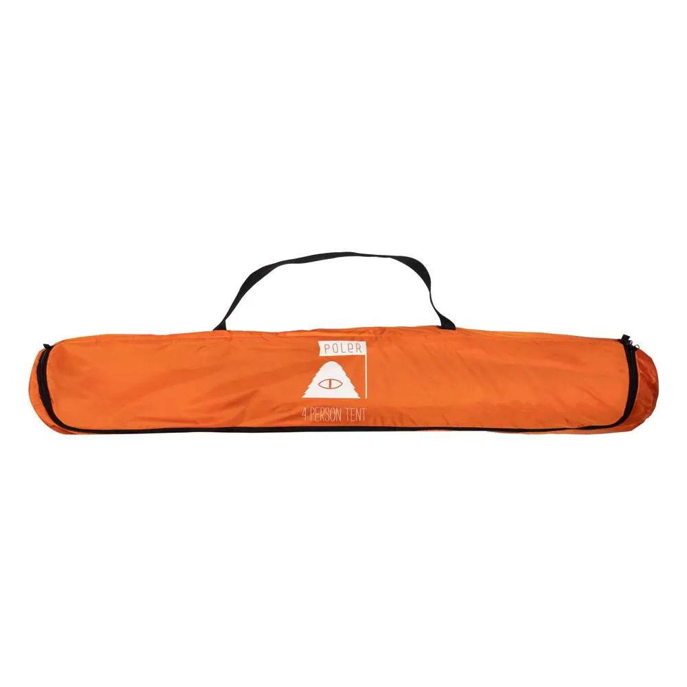 Poler 4 Person Tent - Orange
