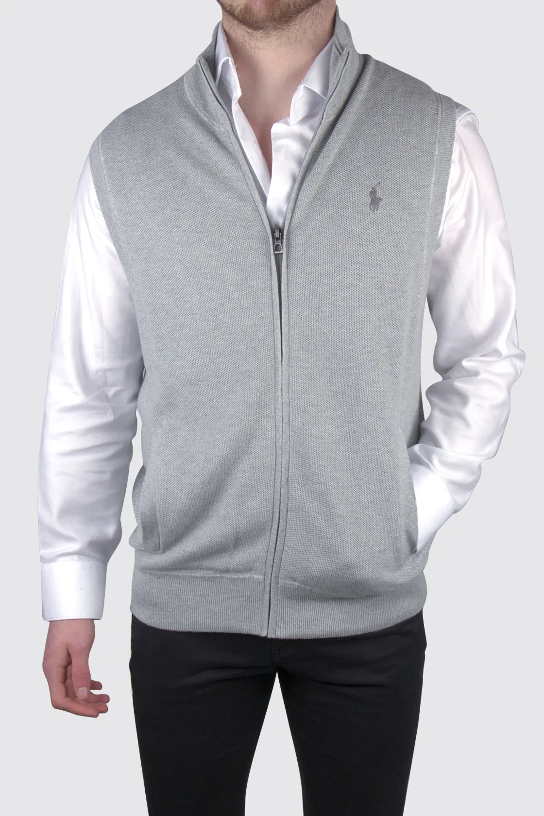 Polo Ralph Lauren Andover Heather Zip Vest