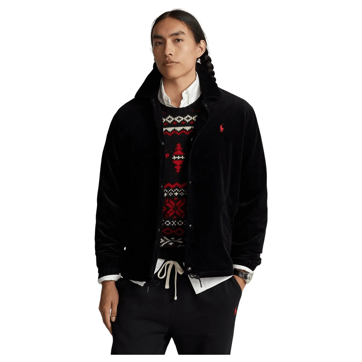 Polo Ralph Lauren Corduroy Coach's Lined Windbreaker Jacket
