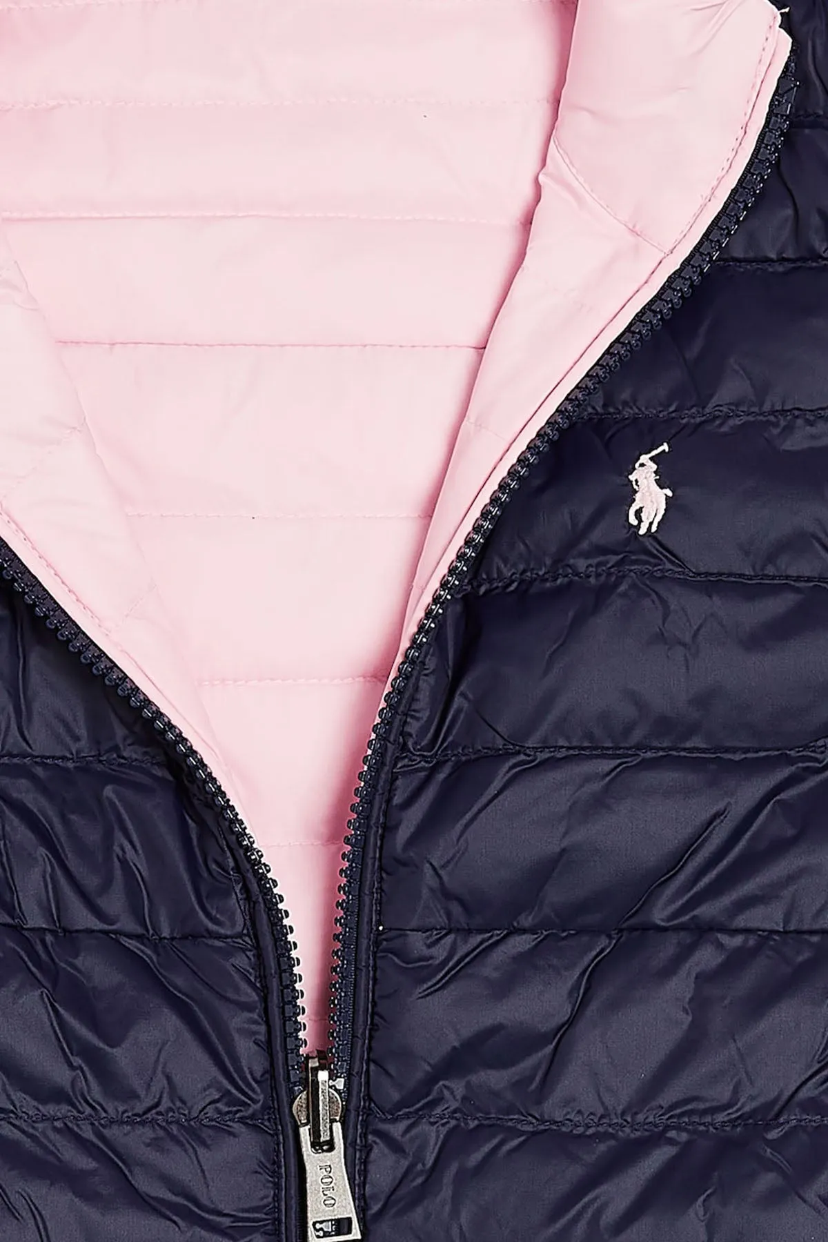 Polo Ralph Lauren Kids 5-6 Ya Kz ocuk ift Tarafl Puffer Yelek
