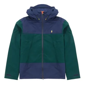 Polo Ralph Lauren Water-Resistant Hooded Jacket Moss Agate / Newport Navy