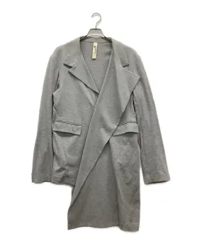 [Pre-owned] GROUND Y Asymmetrical Jersey Tailored Jacket Sweatshirt GW-J01-011