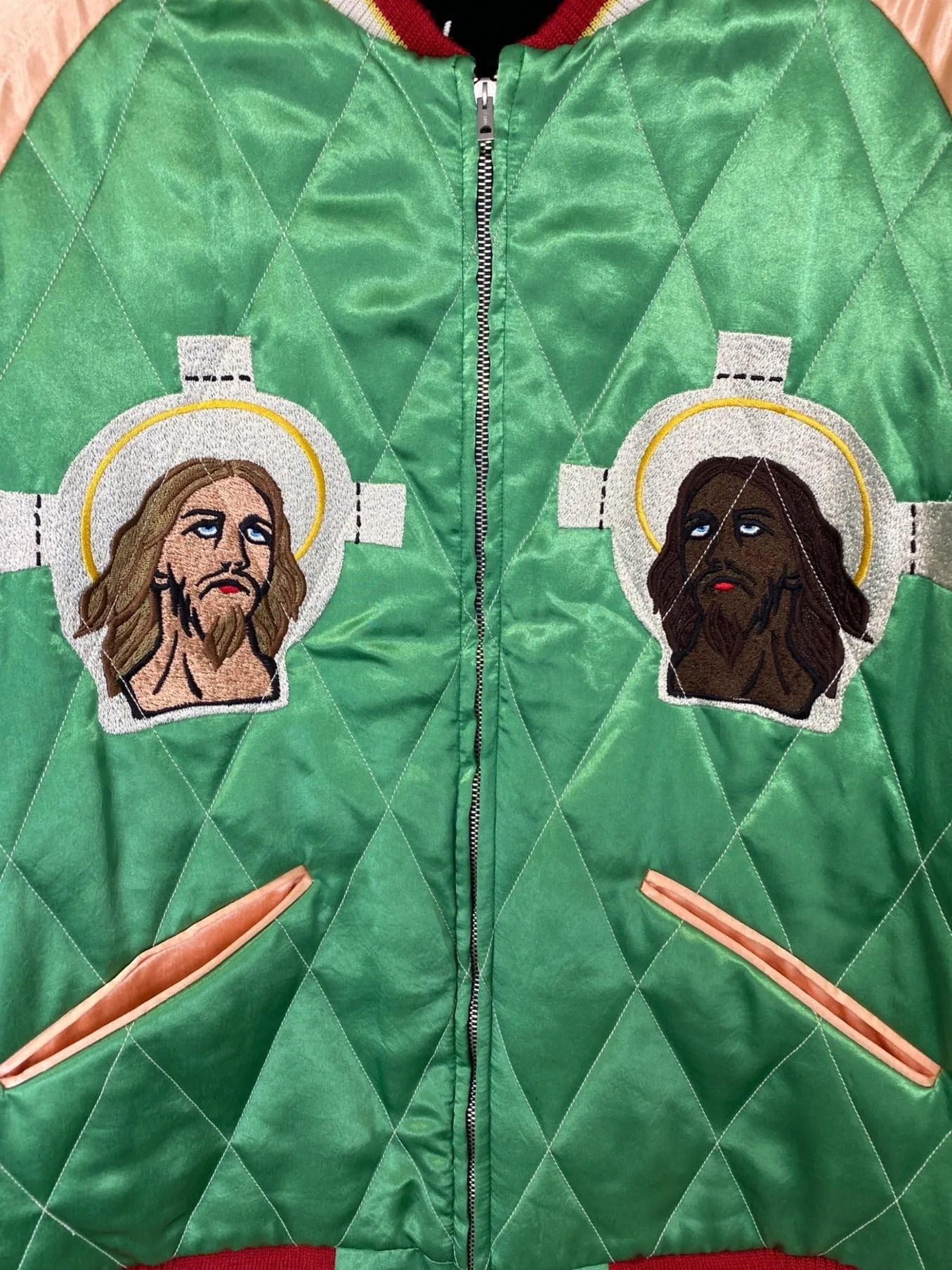 [Pre-owned] SAINT MICHAEL REVERSIBLE Souvenir Jacket SM-S22-0000-059