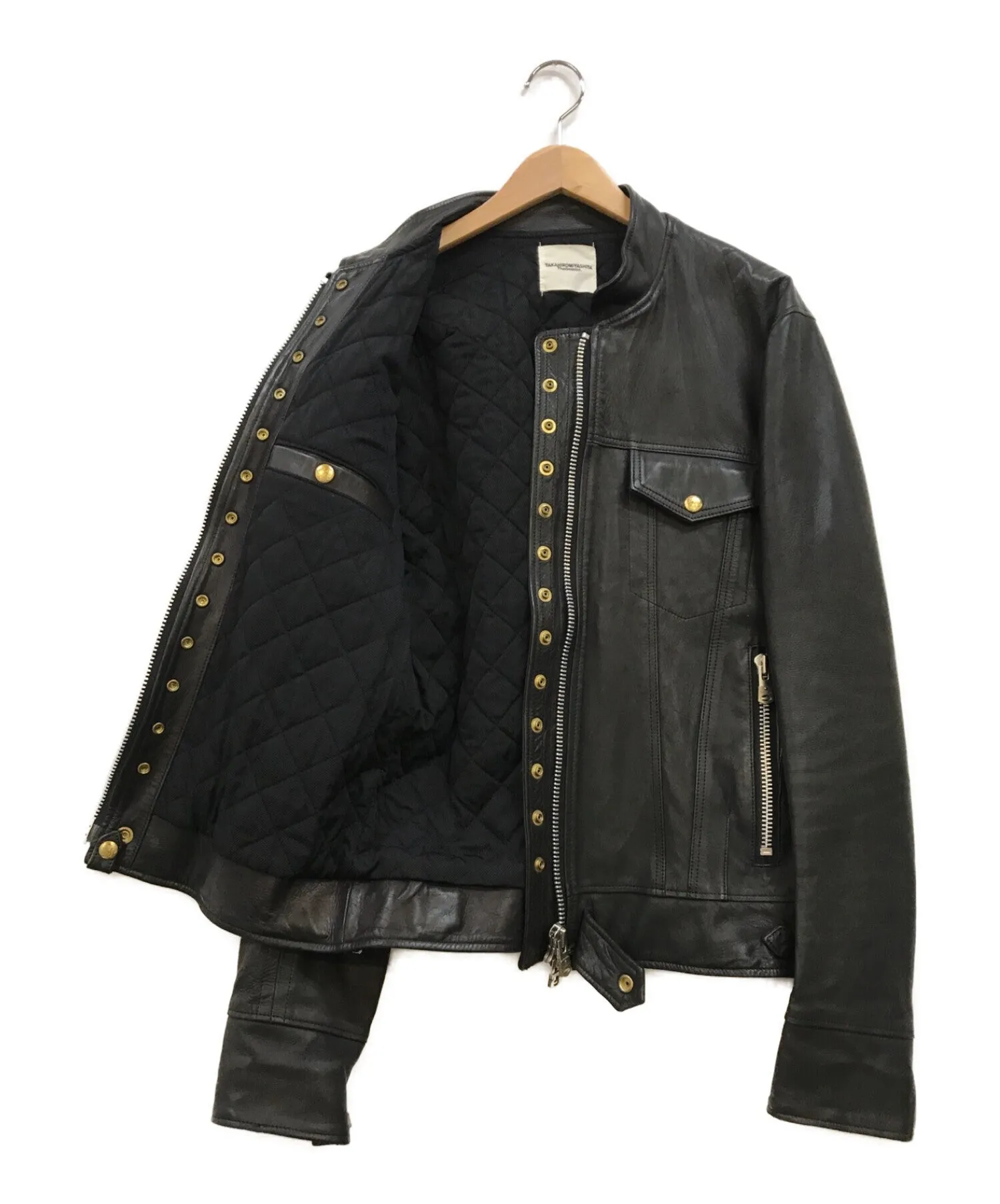 [Pre-owned] TAKAHIROMIYASHITA TheSoloIst. Cowhide Leather Jacket sj.0029AW16