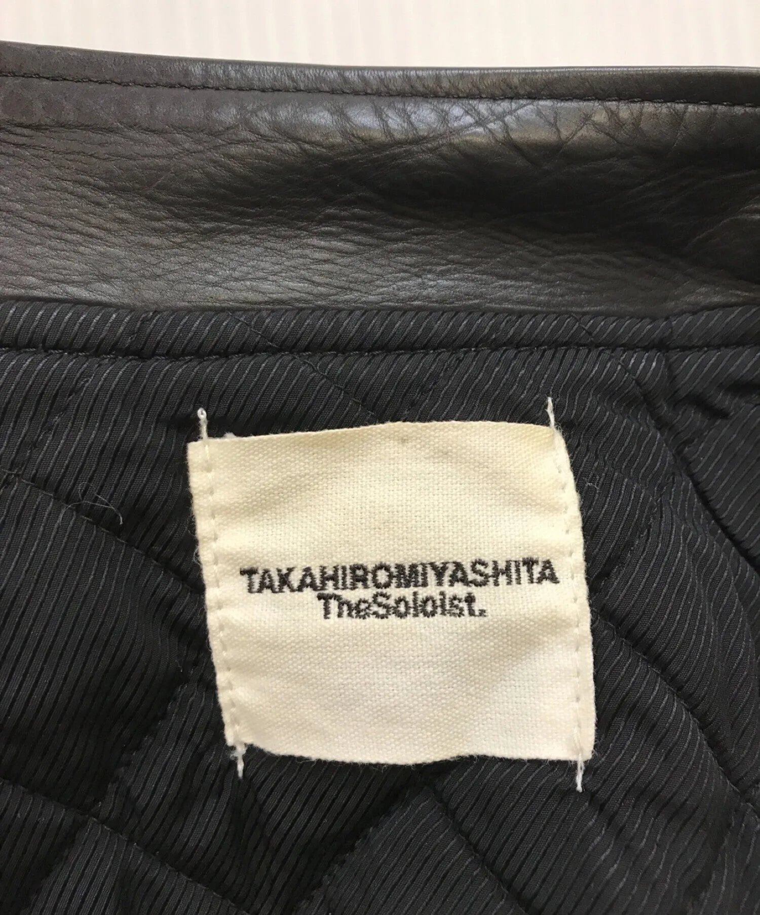 [Pre-owned] TAKAHIROMIYASHITA TheSoloIst. Cowhide Leather Jacket sj.0029AW16