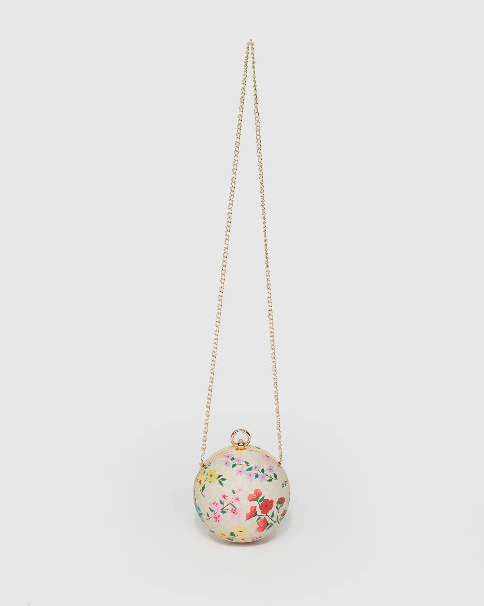 Print Miley Round Clutch Bag