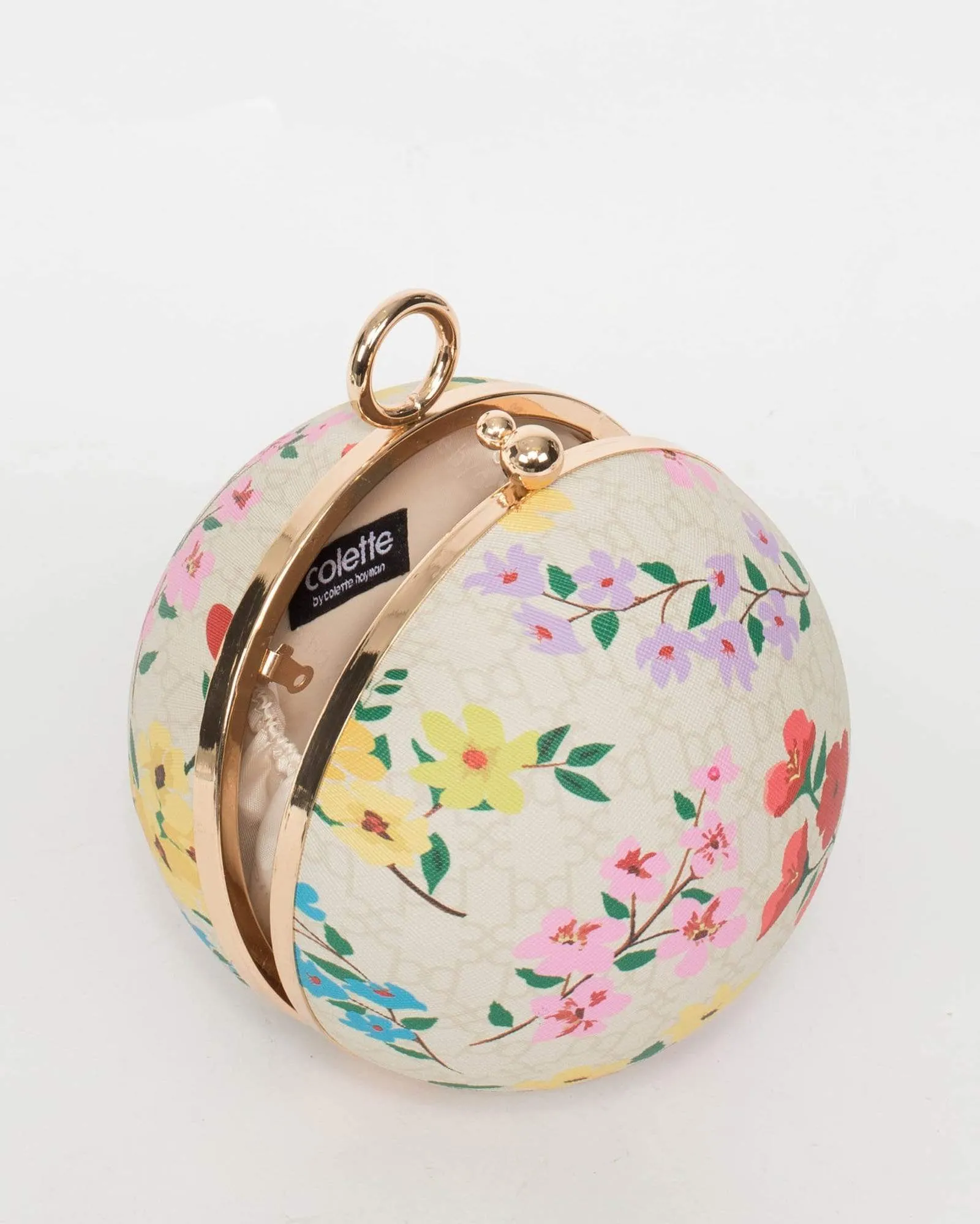 Print Miley Round Clutch Bag