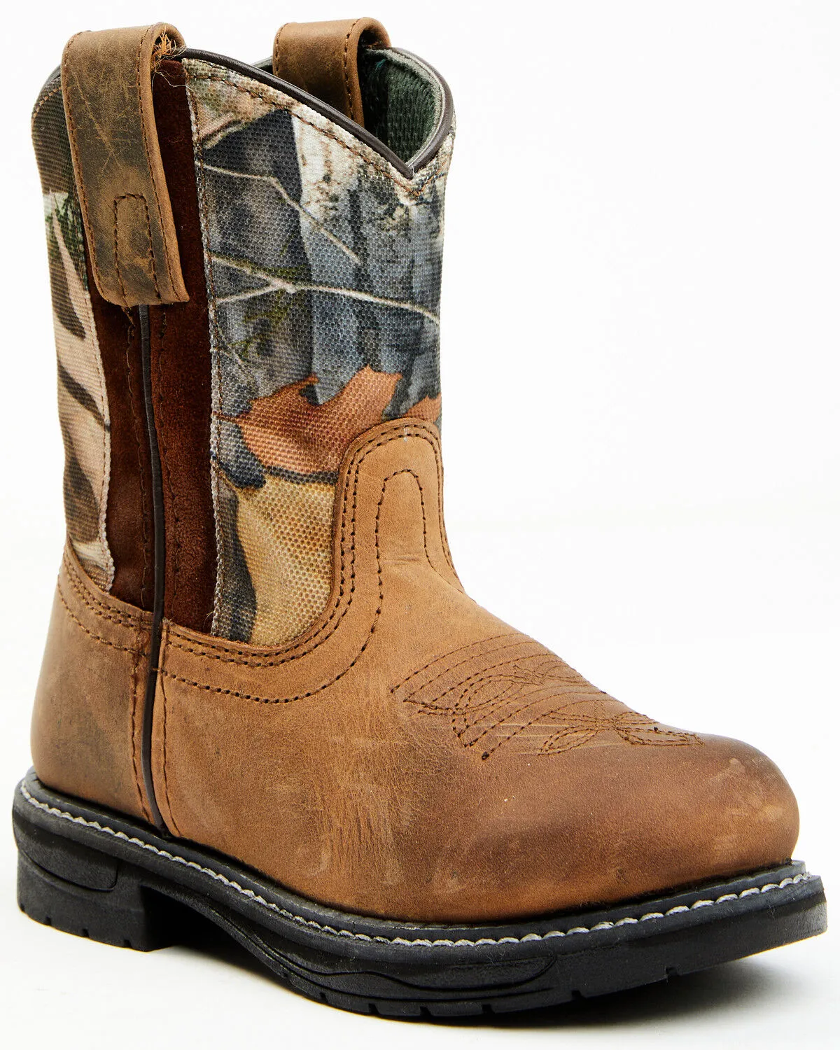 Product Name:  Cody James Boys' Real Tree Camo Work Boot - Round Toe