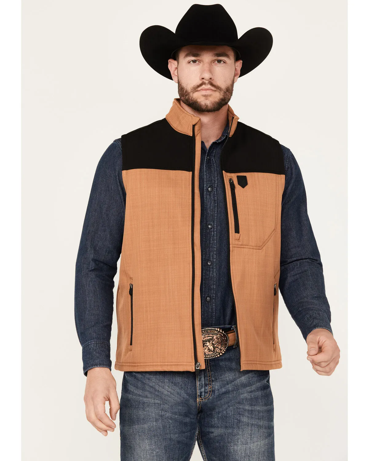 Product Name:  RANK 45® Men's Lakewood Softshell Block Vest - Big