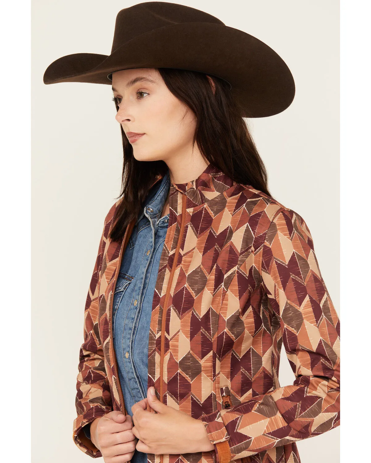 Product Name:  Shyanne Women's Abstract Western Softshell Jacket