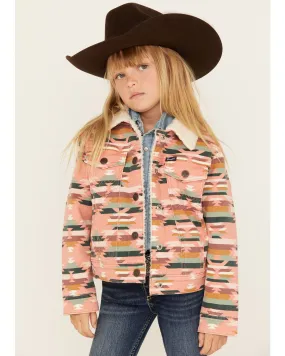 Product Name:  Wrangler Girls' Southwestern Print Sherpa Lined Jacket