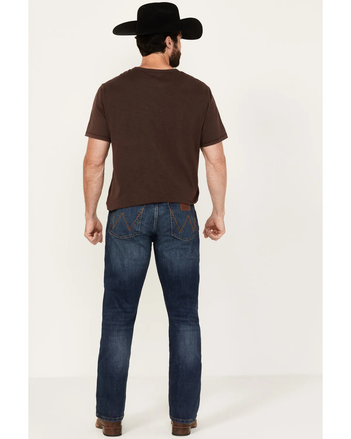 Product Name:  Wrangler Retro Men's No. 88 Dark Wash Slim Straight Stretch Jeans - Long