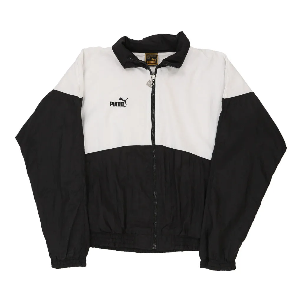 Puma Jacket - Small Black & White Polyester