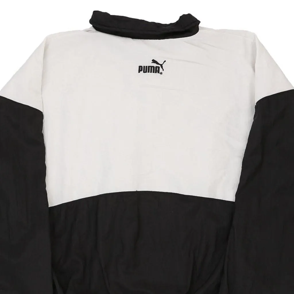 Puma Jacket - Small Black & White Polyester