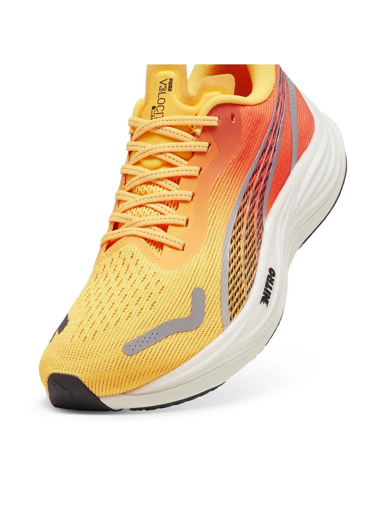 Puma Mens Running Velocity Nitro 3 Fade Trainers - Multi