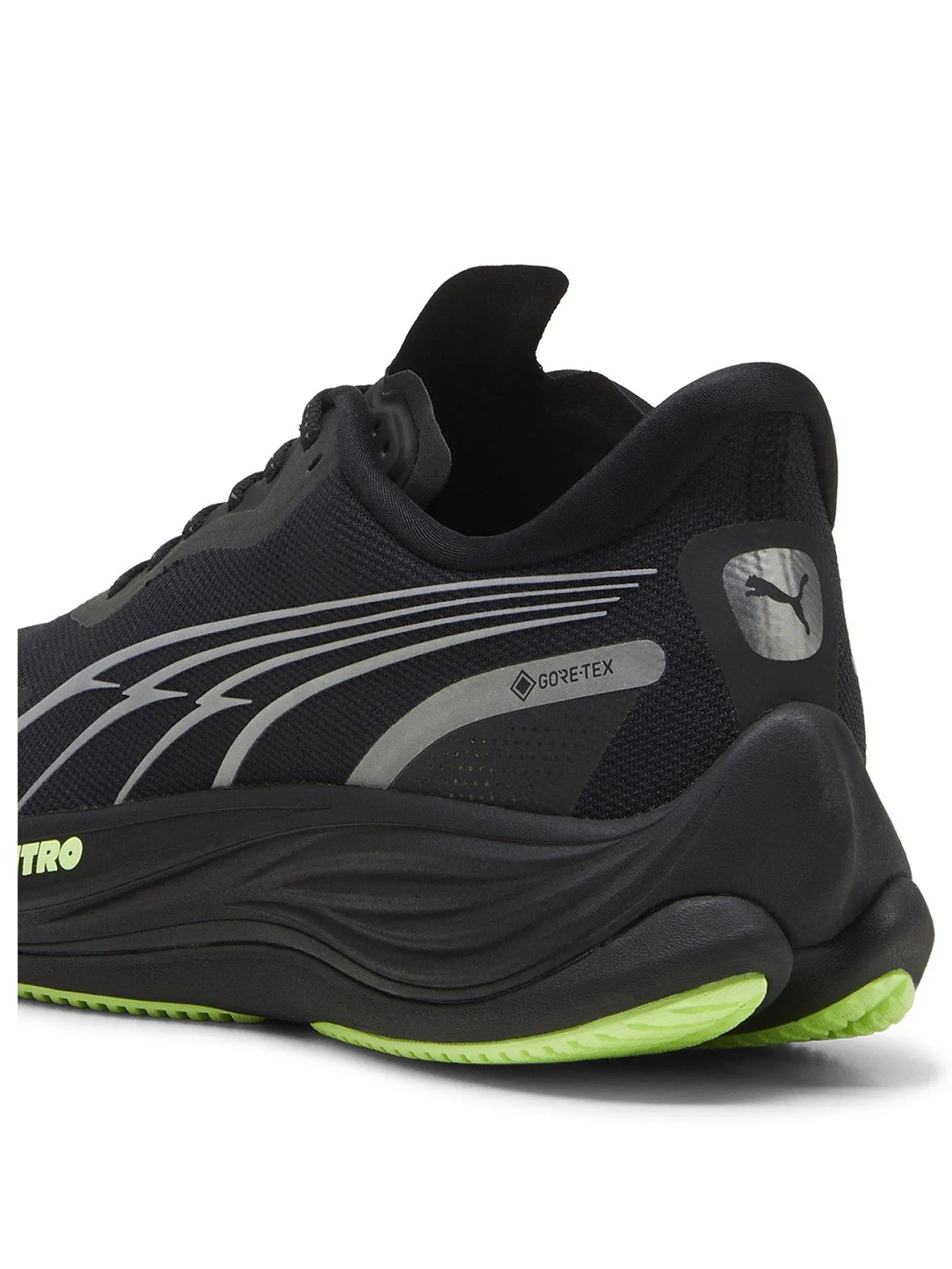 Puma Mens Running Velocity Nitro 3 Gore-Tex Trainers - Black