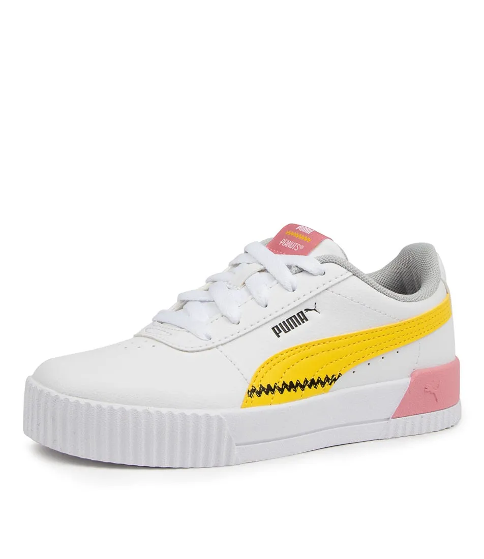 PUMA Peanuts Carina Ps Jnr Wht