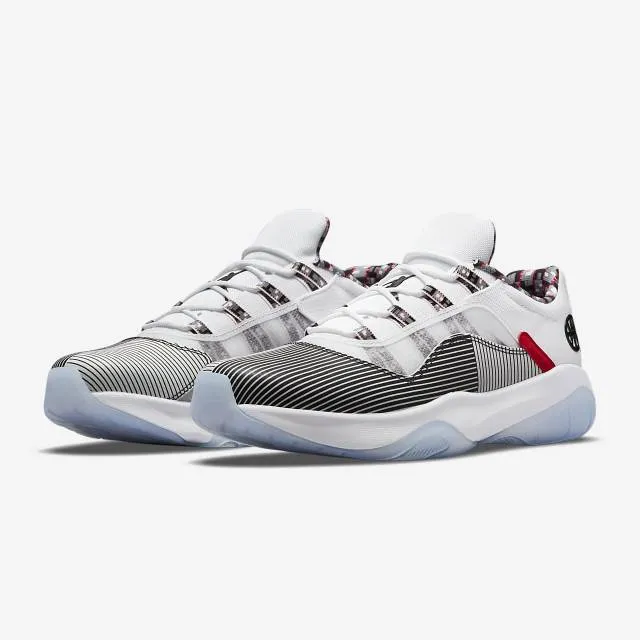 Quai 54 x nike air jordan 11 cmft low (white/ university red/ black) men us 8-13 dj4893-106