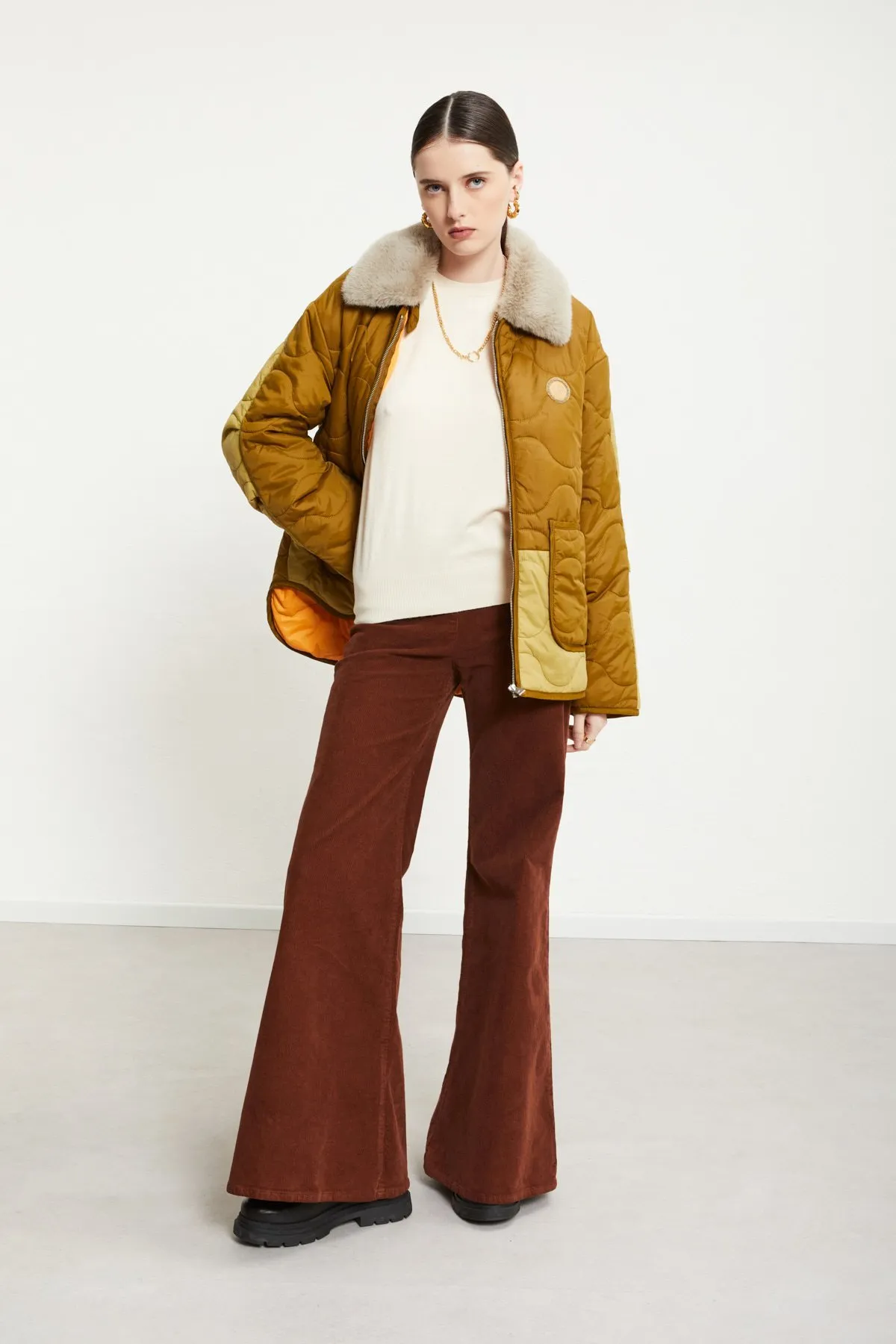 Quilted puffer jacket