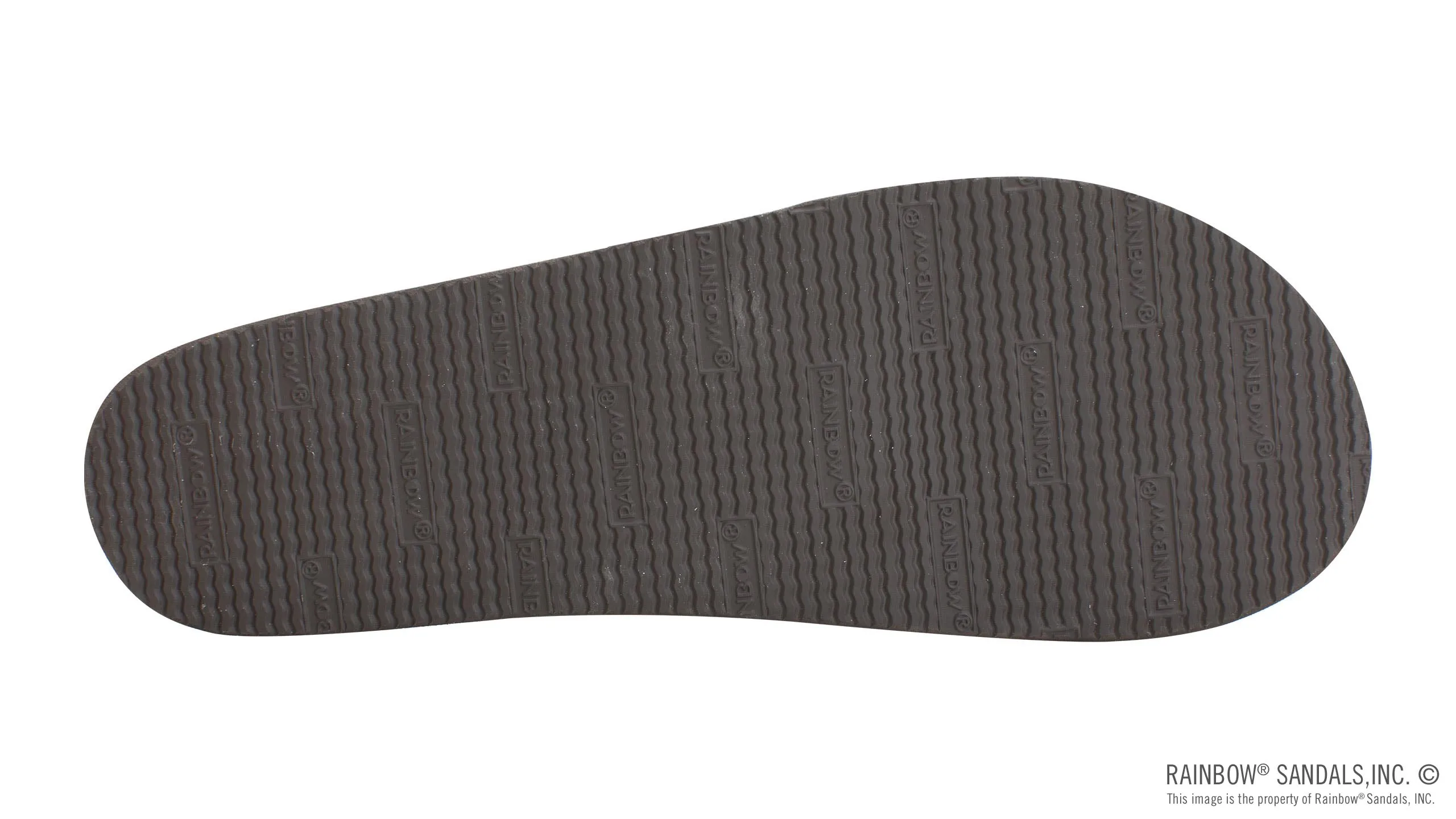 Rainbow Sandals Women's - Double Layer - 1 Strap - Dark Brown