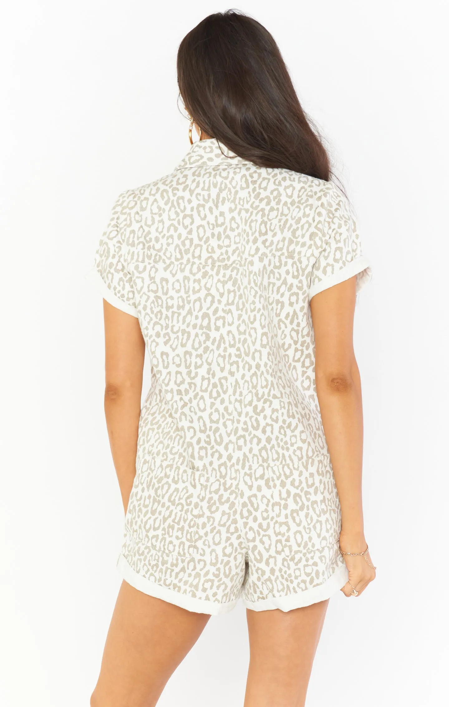 Range Romper ~ Sahara Leopard