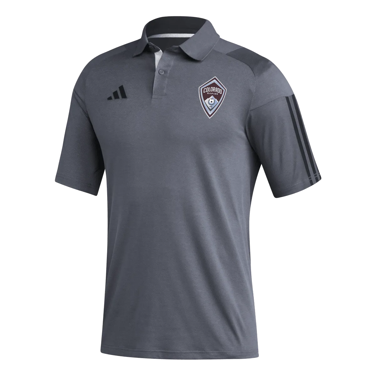 Rapids Competition Cotton Polo - Onyx/Black