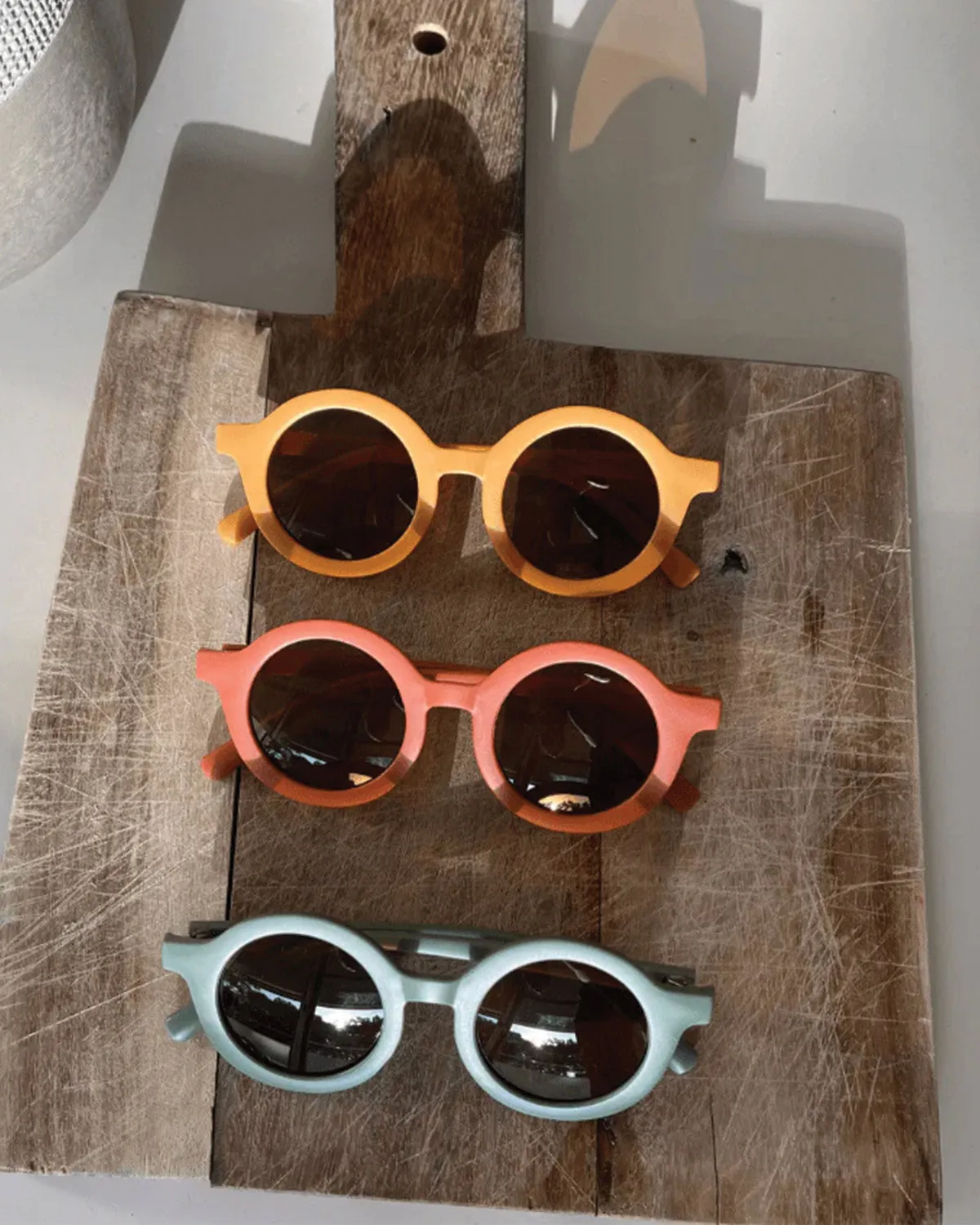 Recycled Plastic Sunglasses - Mustard