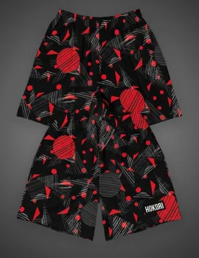 Red & Black Shorts