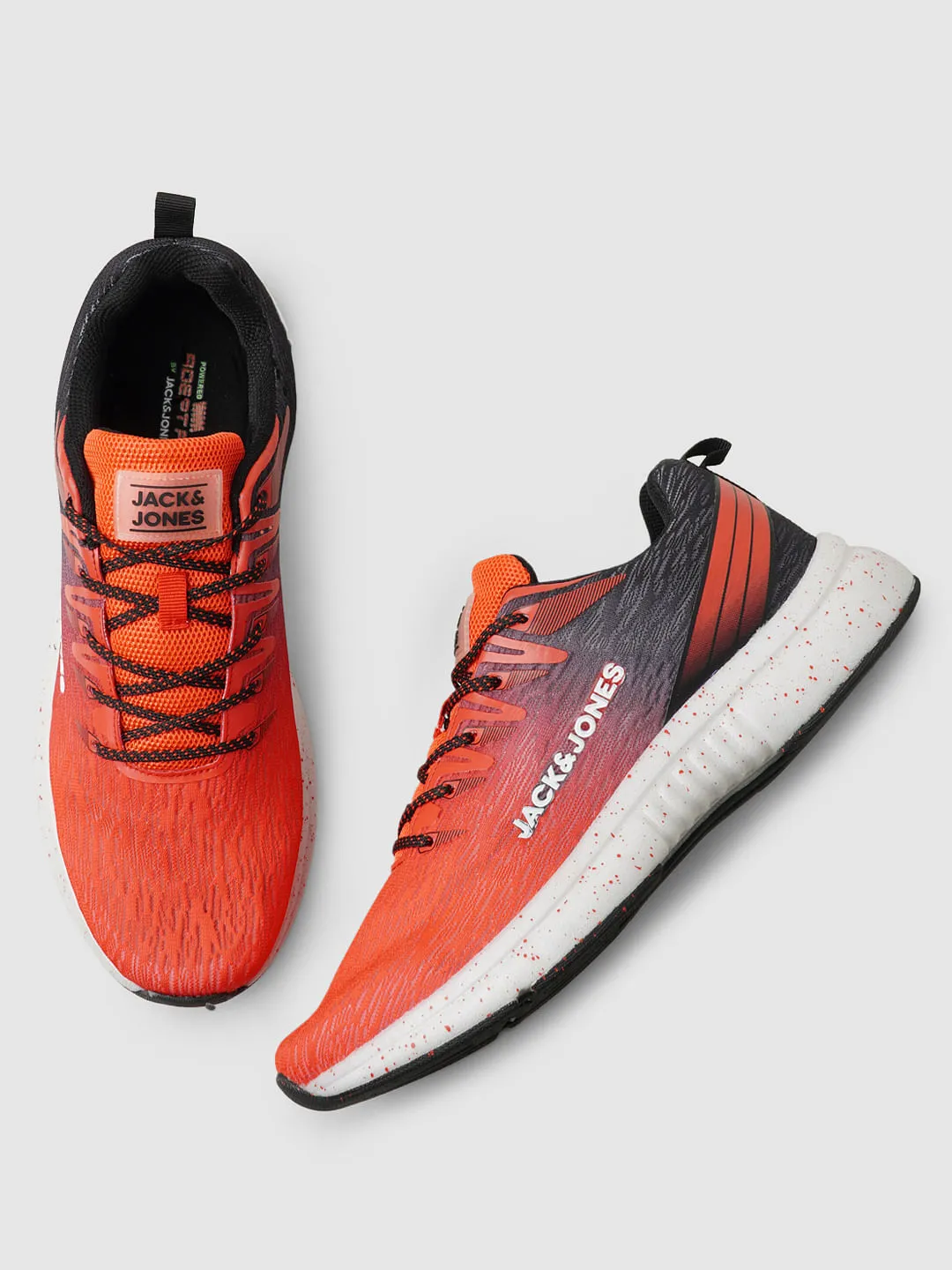 Red Gradient Print Sneakers