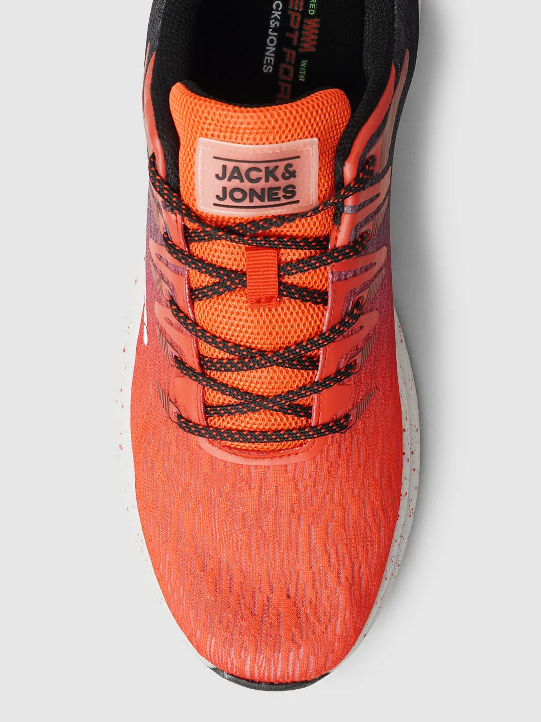 Red Gradient Print Sneakers