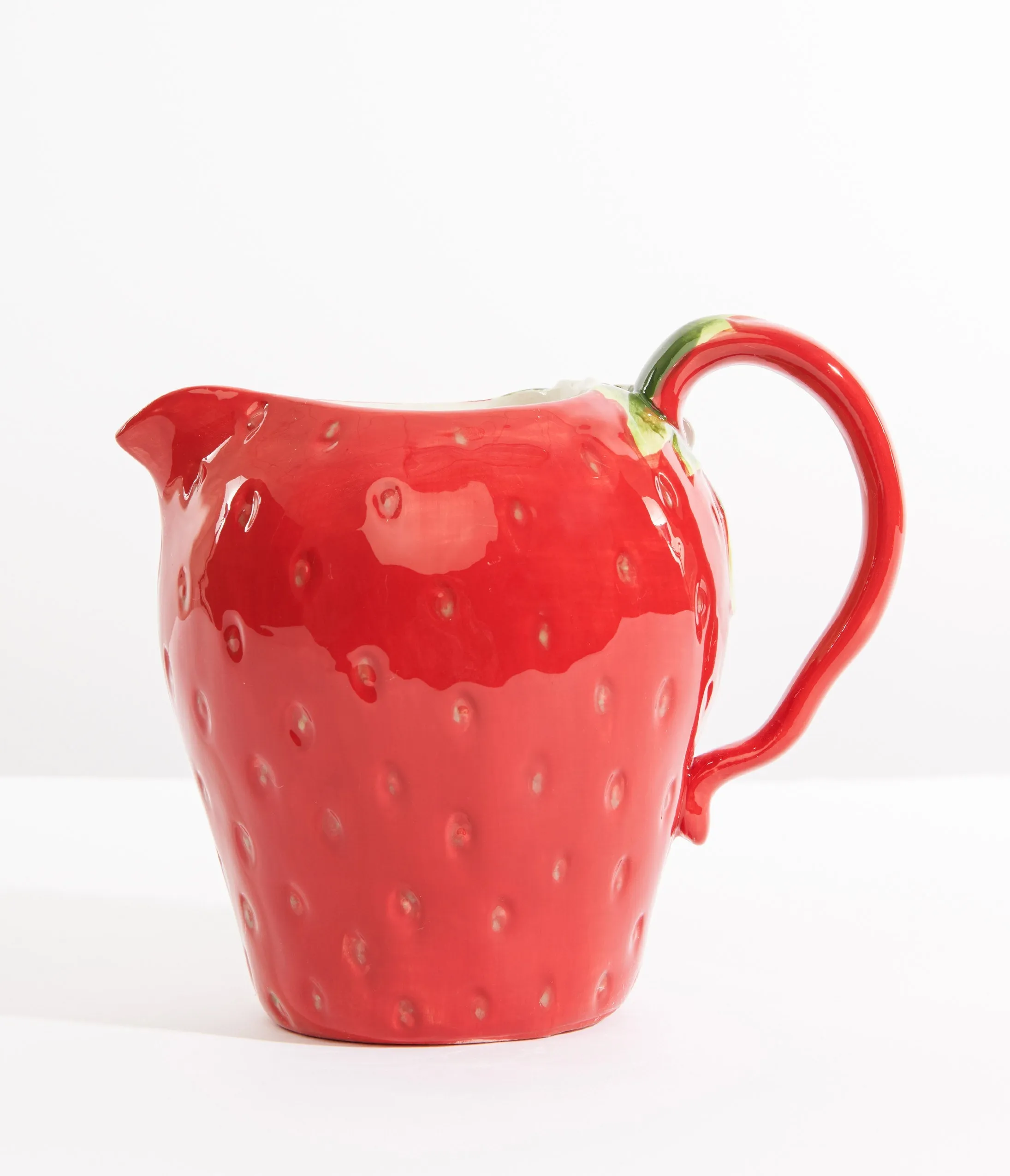 Red Strawberry Pitcher