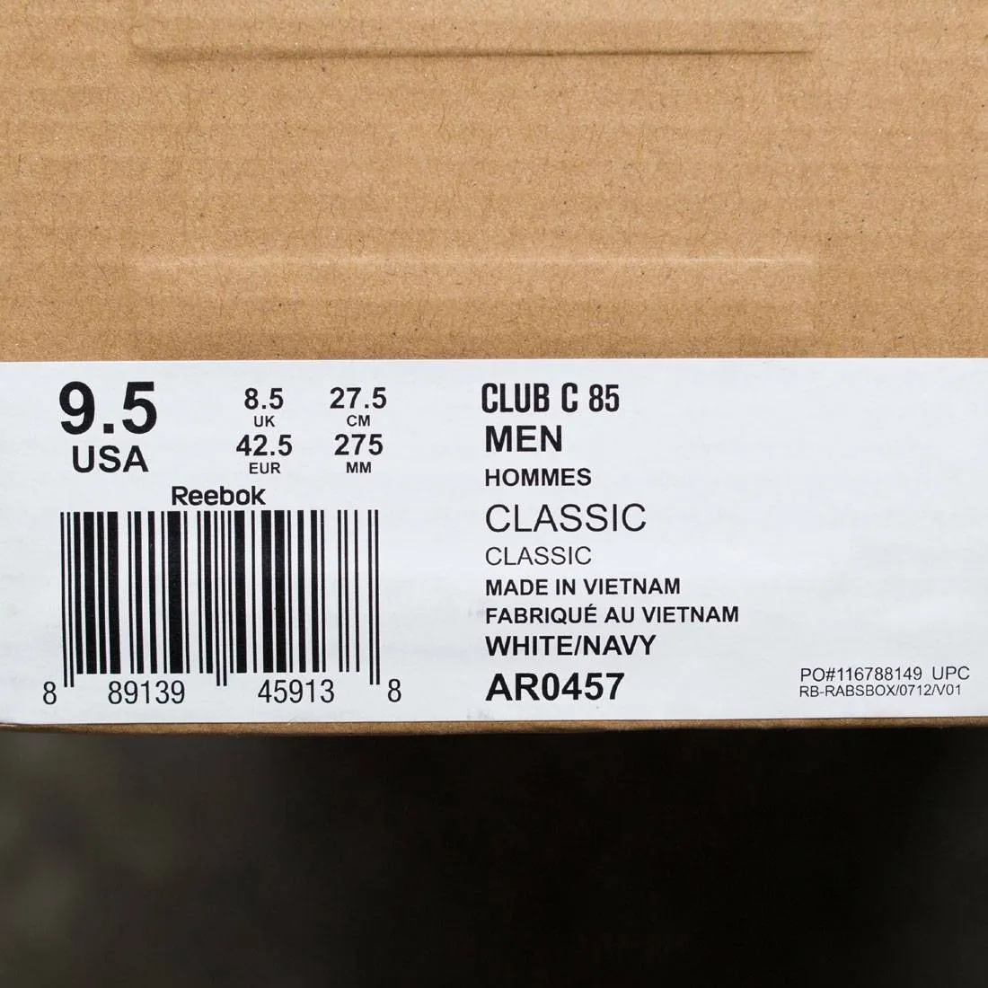 Reebok Men Club C 85 (white / navy)
