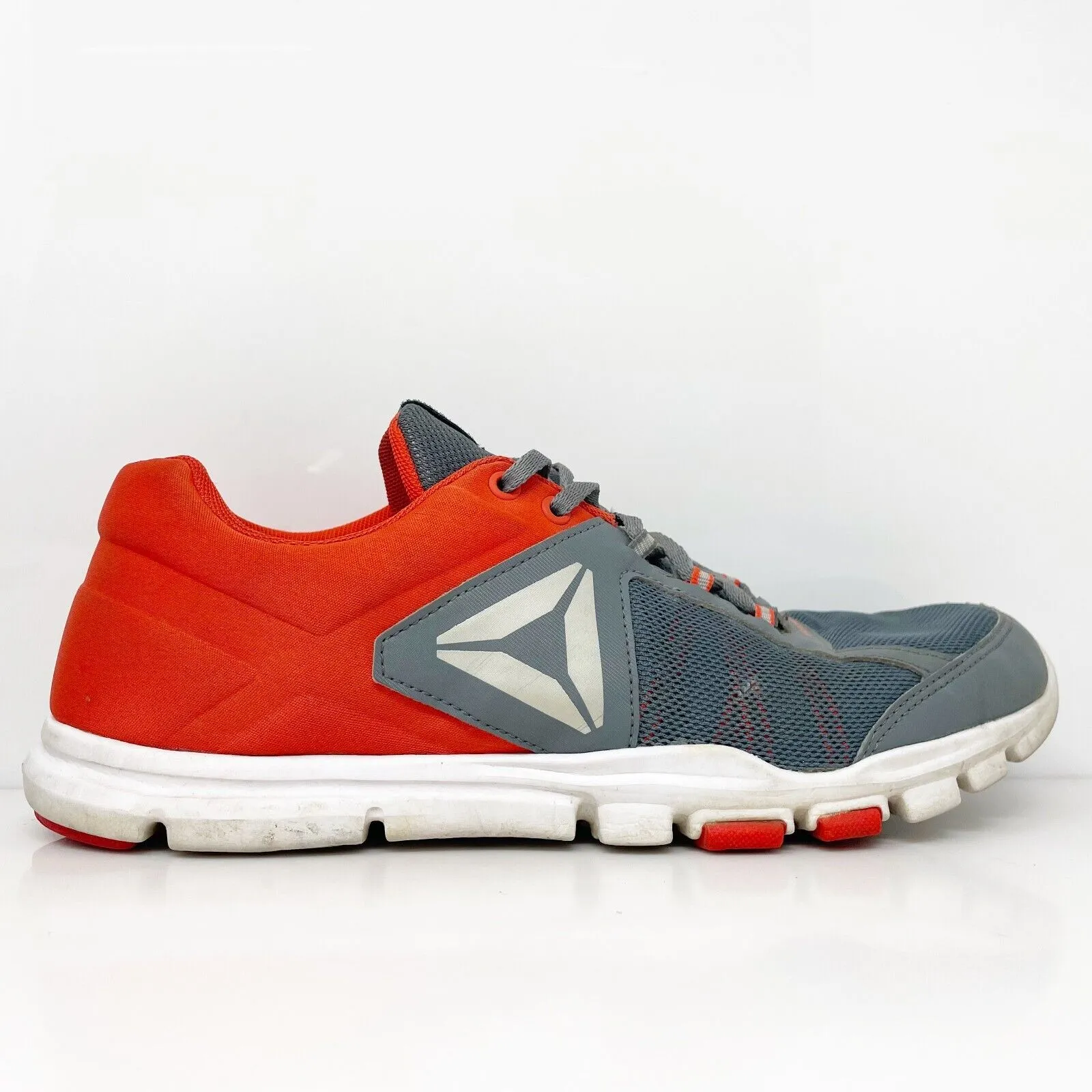 Reebok Mens Yourflex Train 9.0 Gray Running Shoes Sneakers Size 10.5