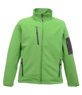 Regatta Standout Mens Arcola 3 Layer Waterproof And Breathable Softshell Jacket (Extreme Green/Seal Grey) - UTRG1461