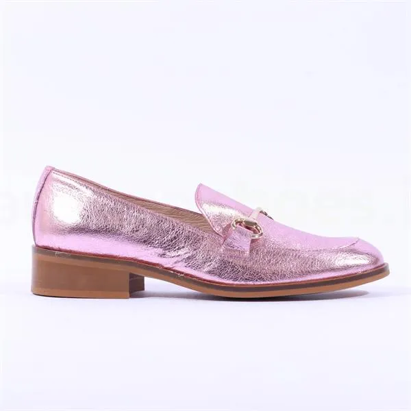 Rennes Classic Link Loafer - Pink Shimmer