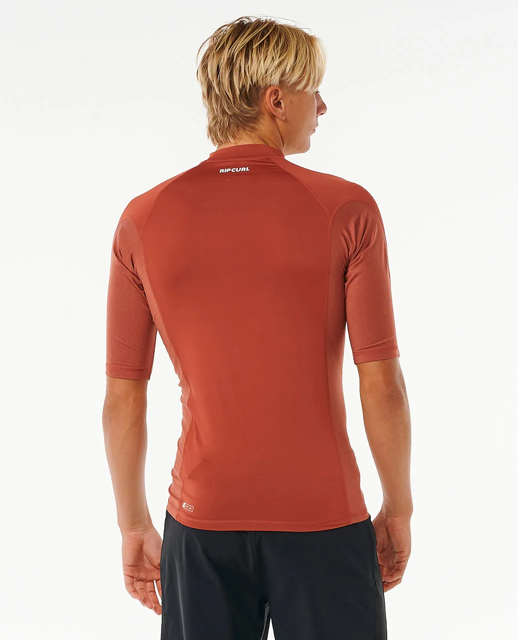 Rip Curl Mens Waves UPF 50 Perf Short Sleeve Rash Vest